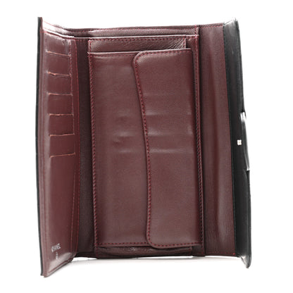 Chanel Lambskin Quilted Large Flap Wallet Black 5 of 13