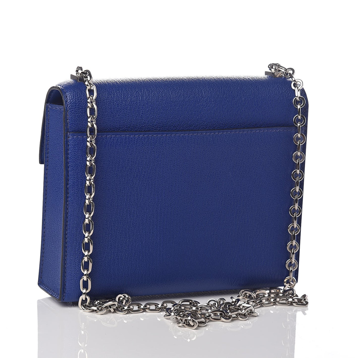 Chevre Chamkila Mini Verrou Chaine Bag Bleu Encre