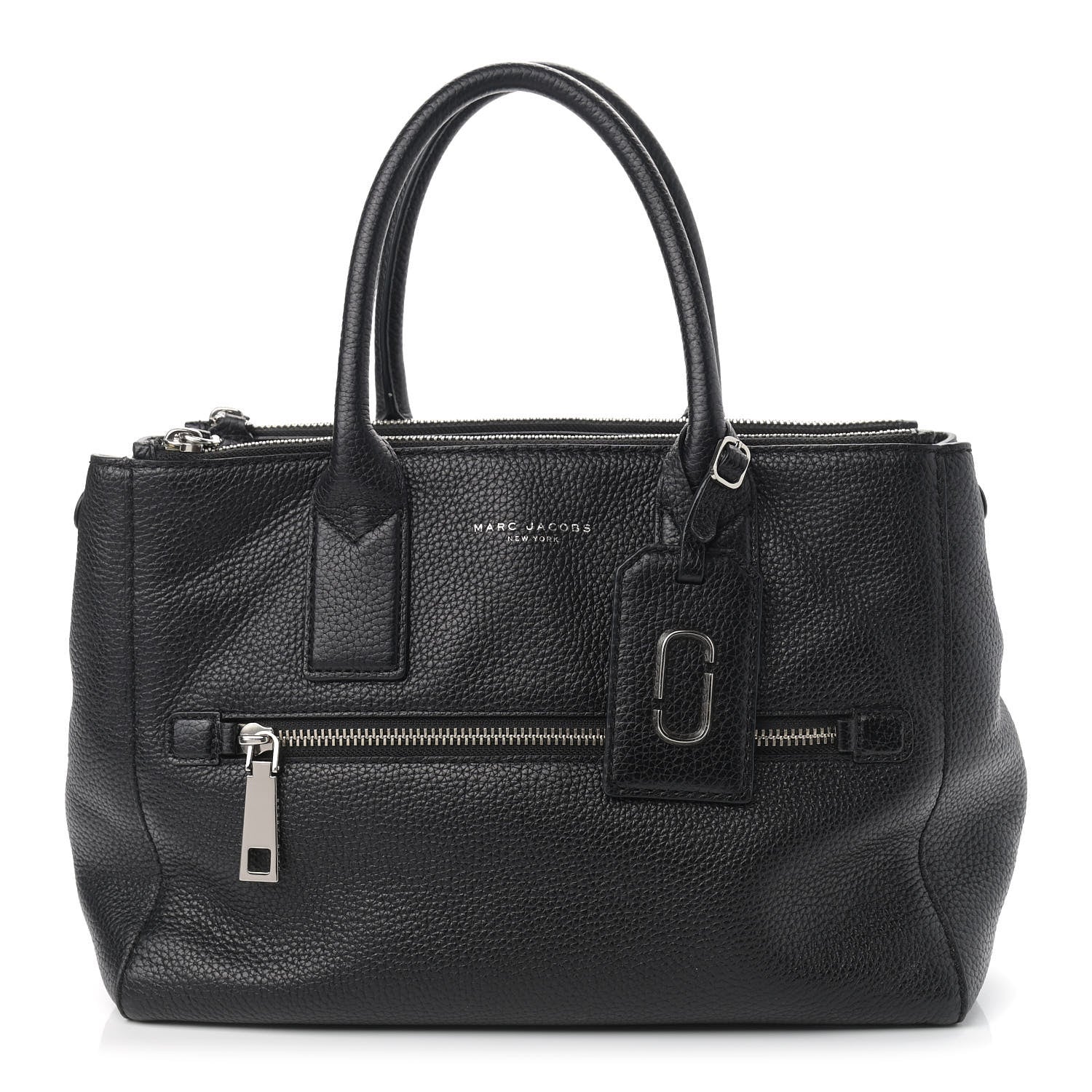 Marc Jacobs Textured Calfskin Medium Incognito Satchel Black 1 of 13