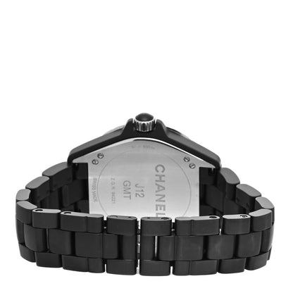 Chanel Stainless Steel Matte Ceramic 41mm J12 GMT Automatic Watch Black 3 of 4