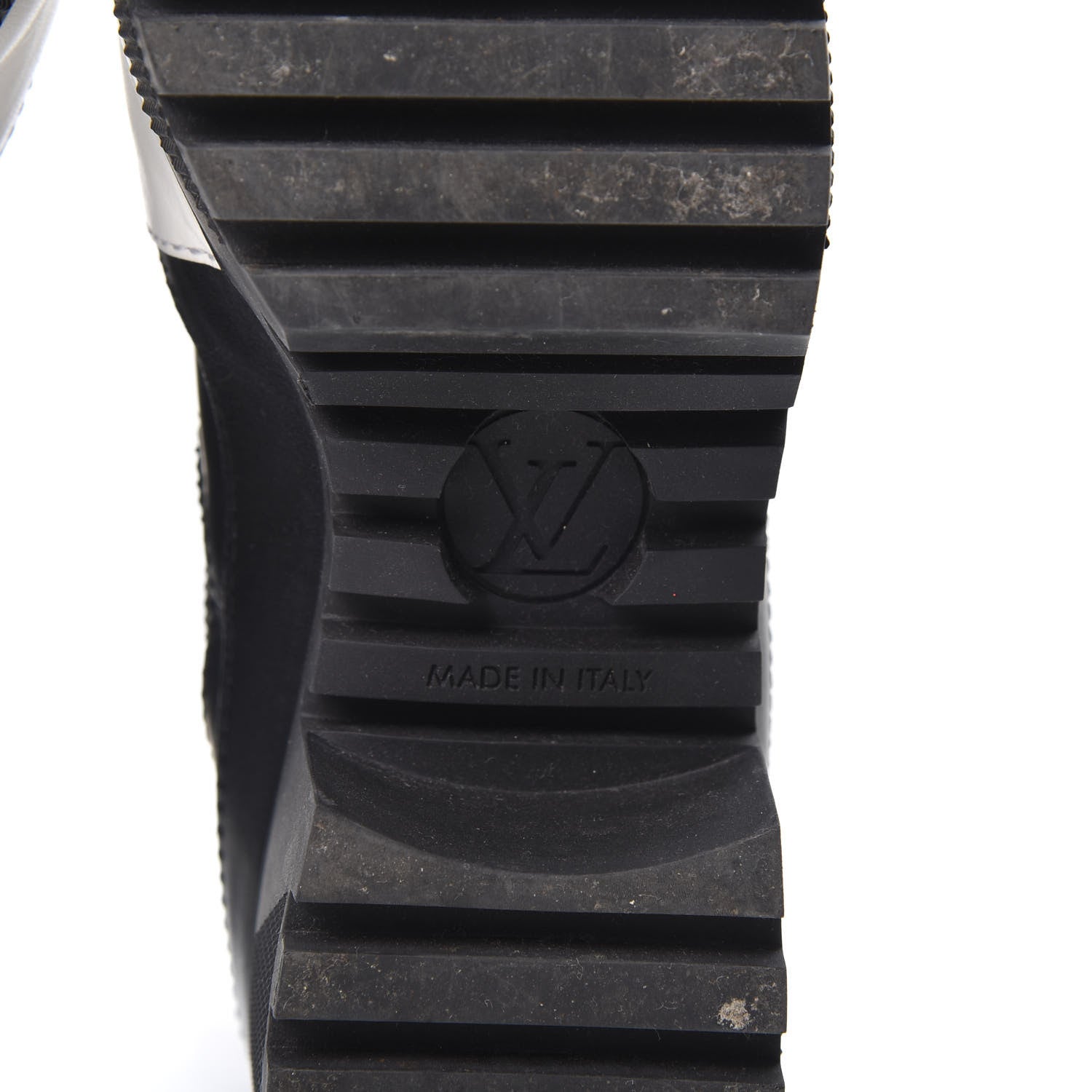 Louis Vuitton Calfskin Technical Nylon Laureate Platform Desert Boot 38 Black White 7 of 10