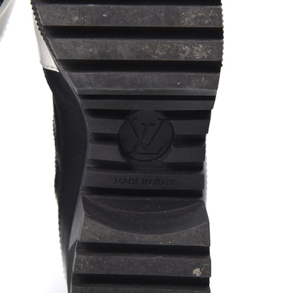 Louis Vuitton Calfskin Technical Nylon Laureate Platform Desert Boot 38 Black White 7 of 10