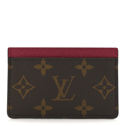 Louis Vuitton Monogram Card Holder Fuchsia 1 of 9