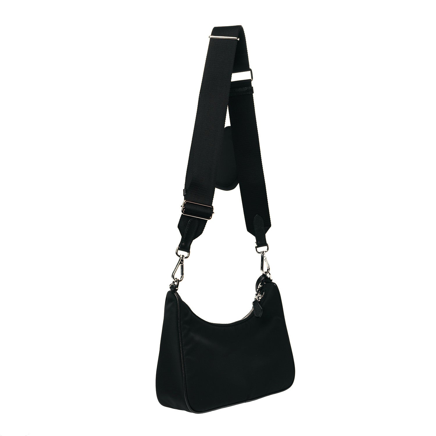 Prada Nylon Re-Edition 2005 Shoulder Bag Black 3 of 11