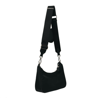 Prada Nylon Re-Edition 2005 Shoulder Bag Black 3 of 11
