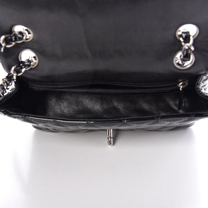 Chanel Patent Calfskin Quilted Mini Rectangular Flap Black 6 of 15