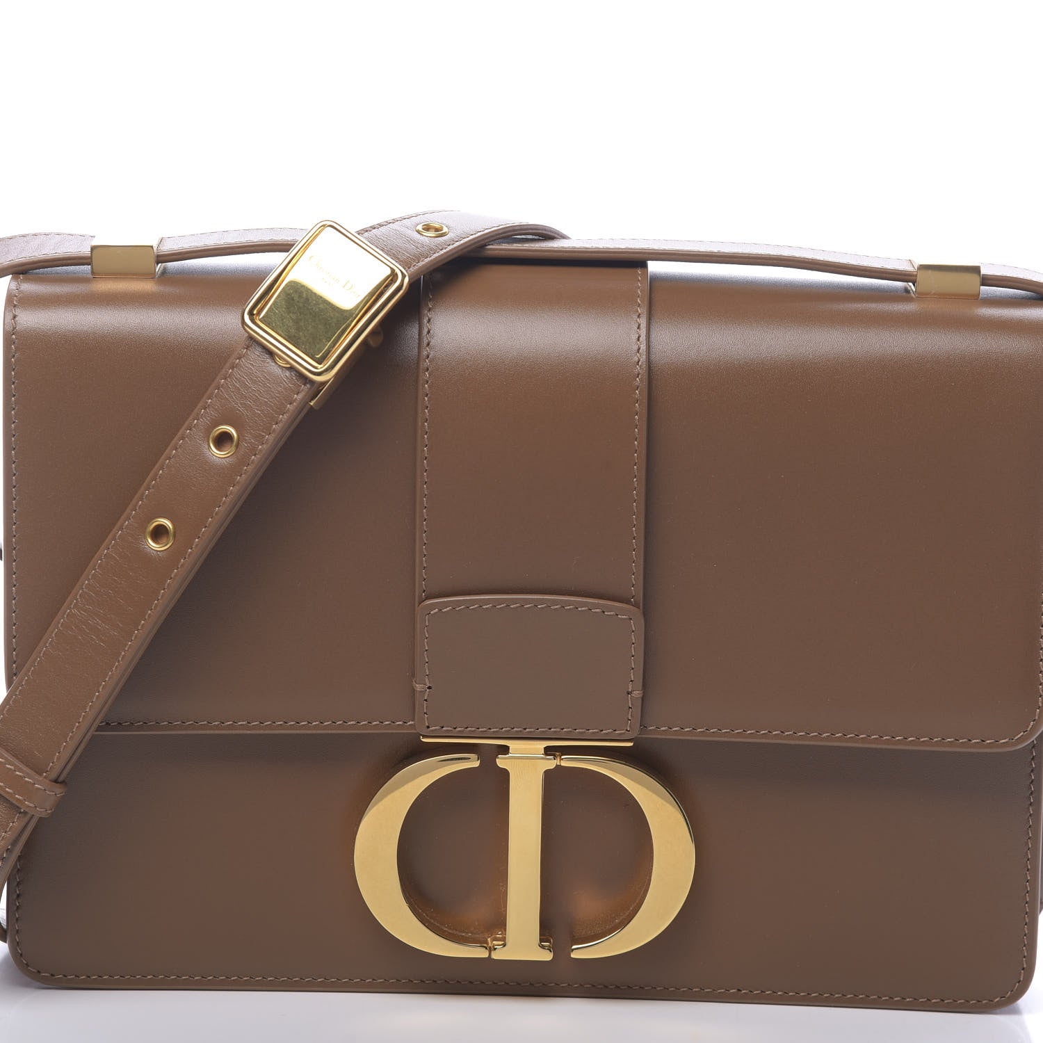 Christian Dior Smooth Calfskin 30 Montaigne Flap Bag Brown 7 of 10