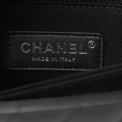 Chanel Caviar Chevron Quilted Mini Coco Handle Flap So Black 6 of 11
