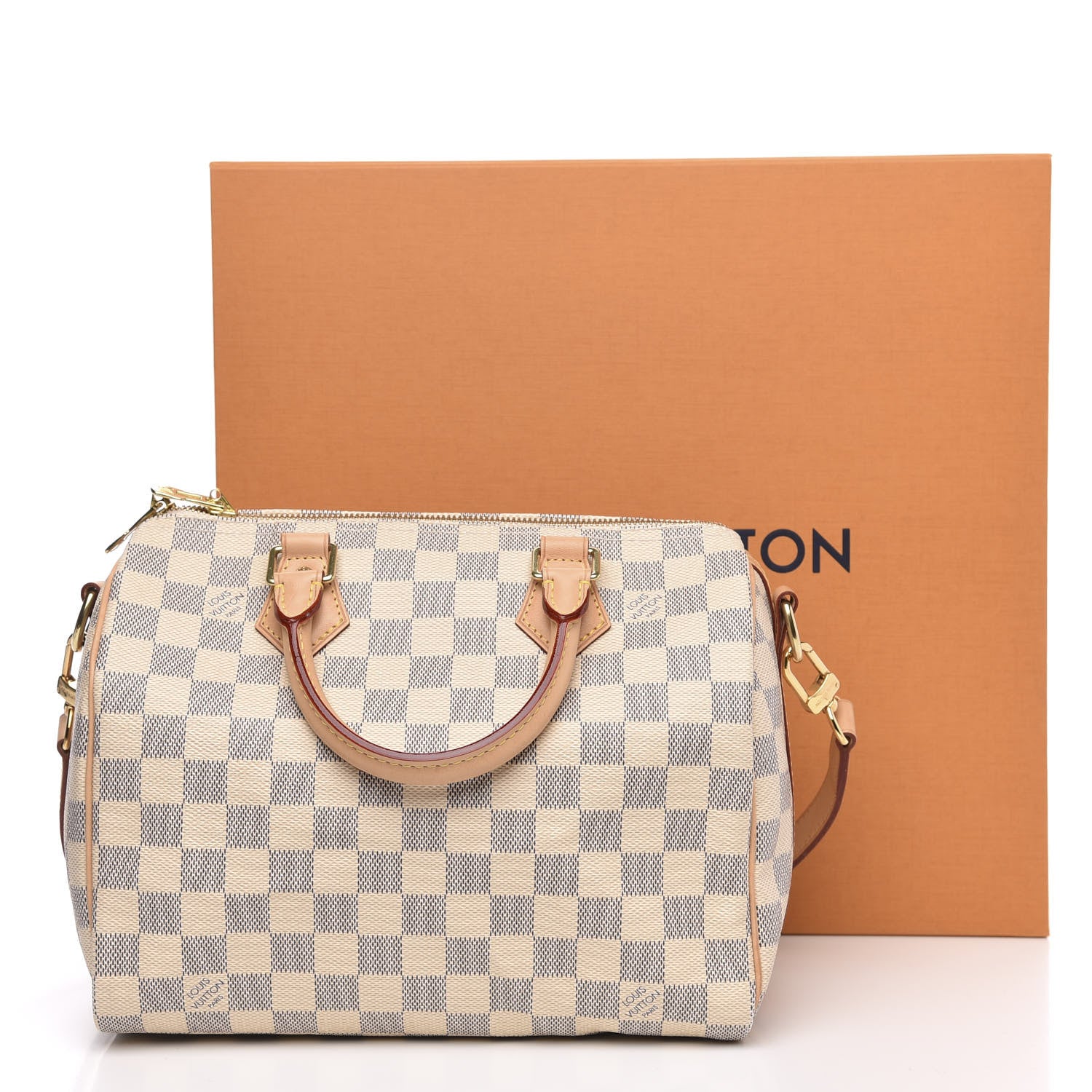 Louis Vuitton Damier Azur Speedy Bandouliere 25 13 of 13