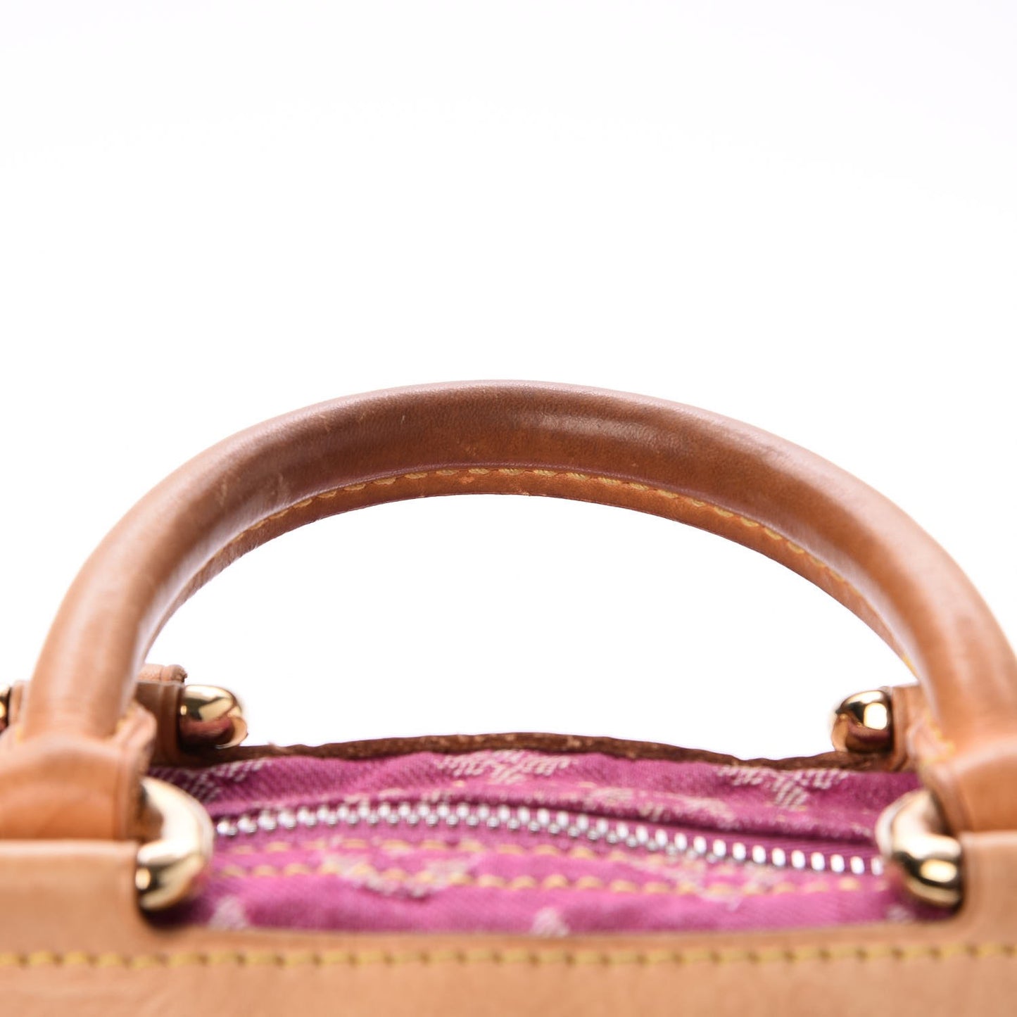 Monogram Denim Neo Speedy Fuchsia