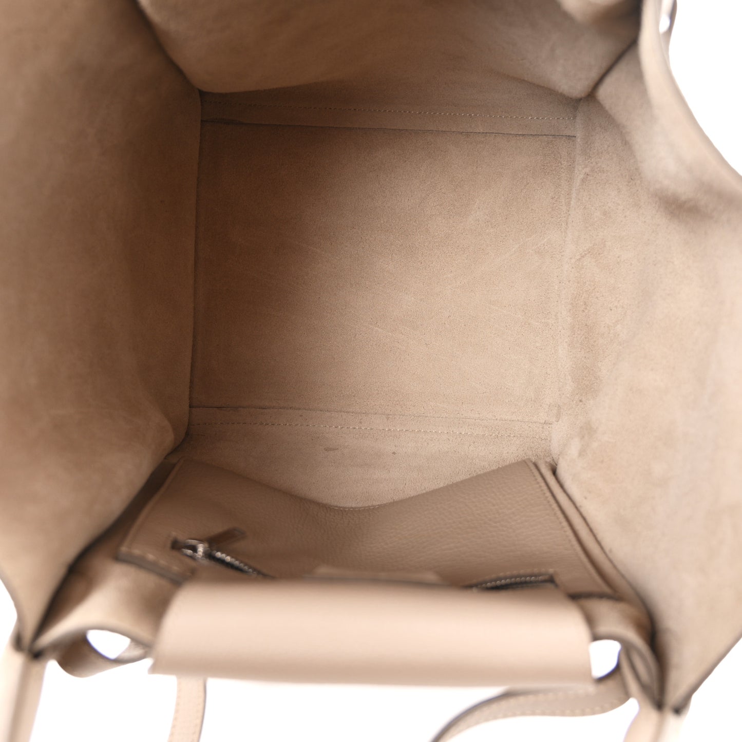 Supple Grained Calfskin Small Big Bag Light Taupe
