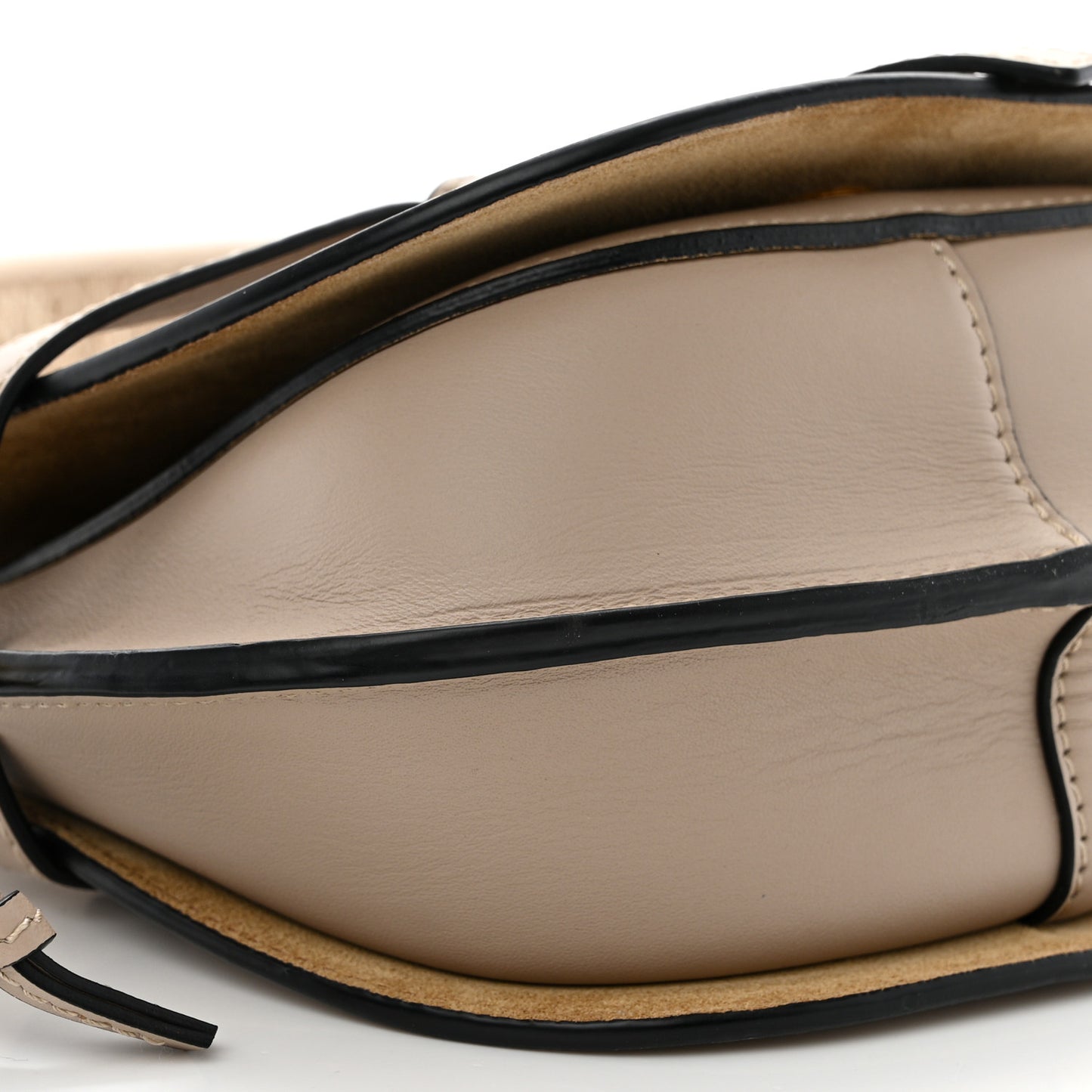 Calfskin Jacquard Mini Gate Dual Bag Sand