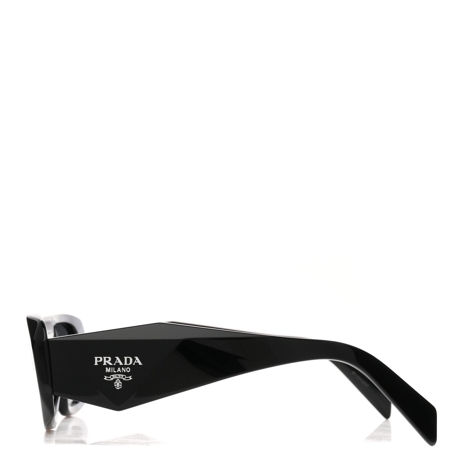 Prada Acetate Symbole Sunglasses SPR 17W Black 3 of 7