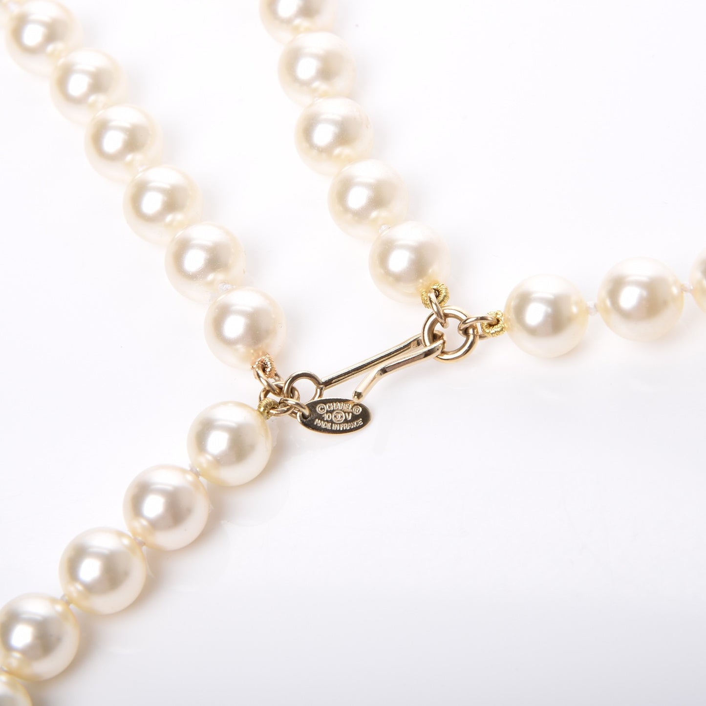 Pearl CC Double Strand Belt Gold