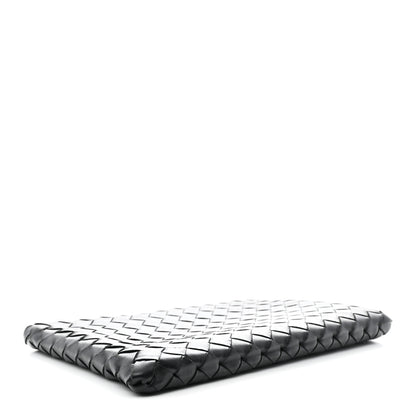 Bottega Veneta Nappa Intrecciato Flat Zip Pouch Black 4 of 7
