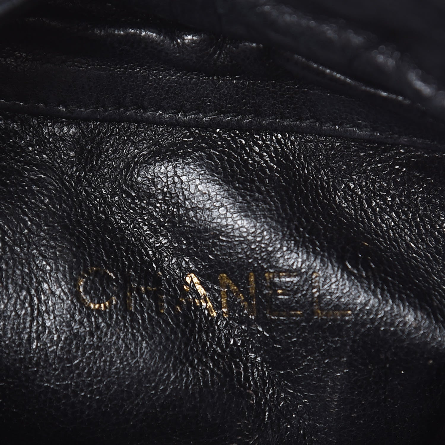 Chanel Lambskin Tassel Drawstring Pouch Bag Black 6 of 14
