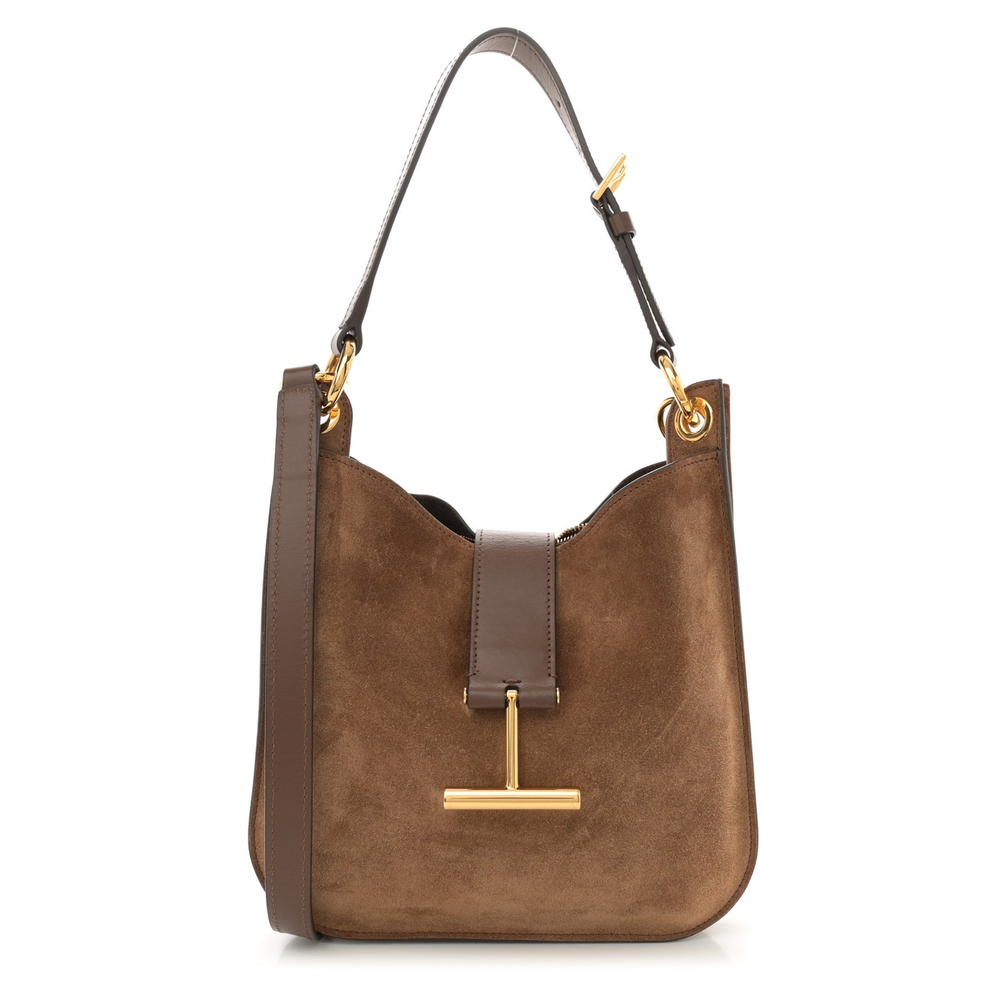 Suede Small Tara Crossbody Whisky