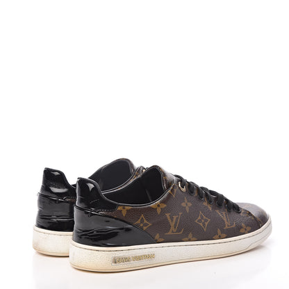 Louis Vuitton Patent Monogram Frontrow Sneakers 39 4 of 25
