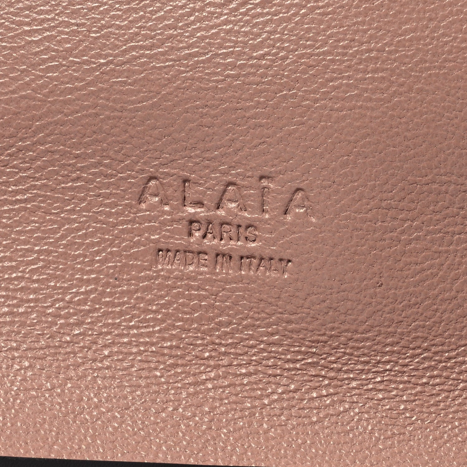 Alaia Calfskin Laser Cut Clutch Black 6 of 7