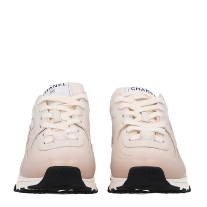 Chanel Gradiant Calfskin CC Womens Sneakers 37.5 Beige 3 of 11
