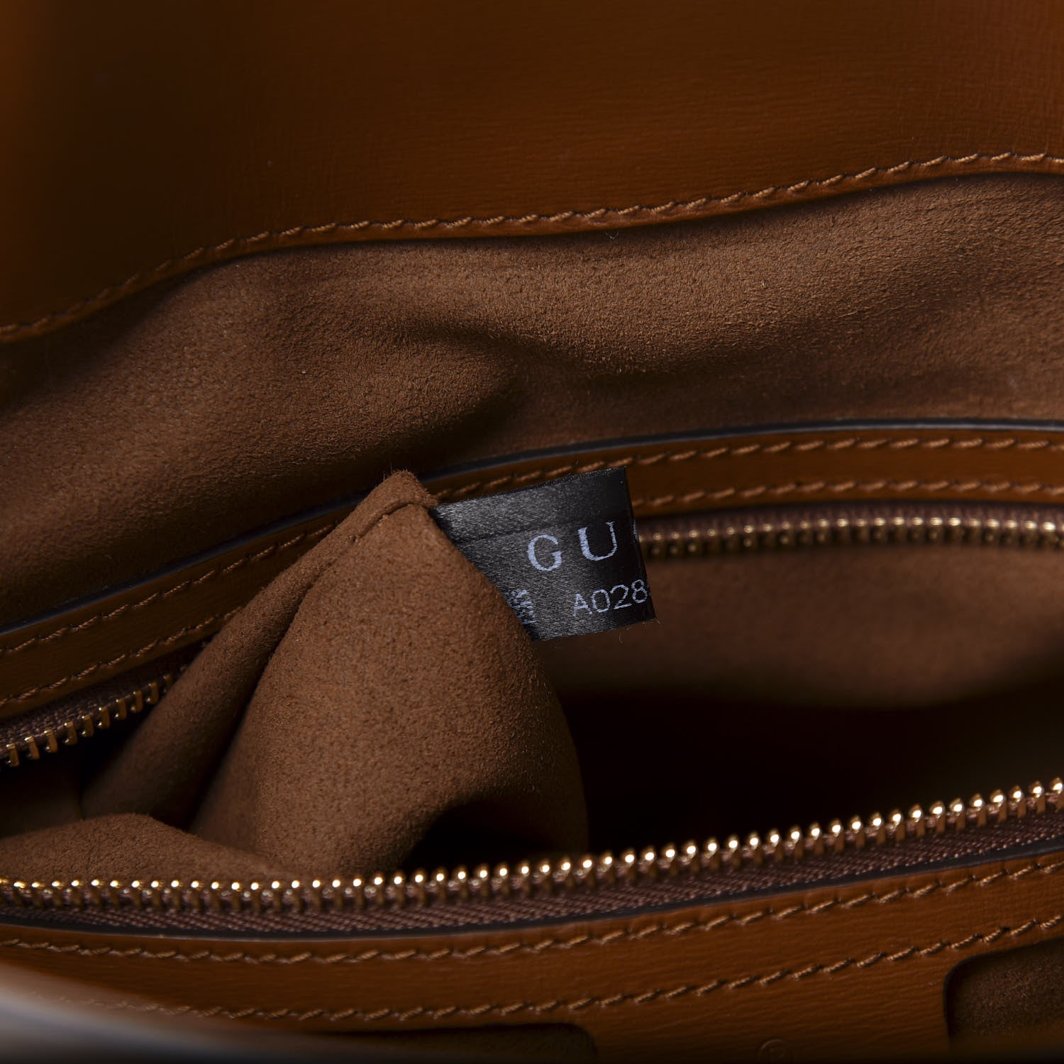 Gucci Boarded Plutone Calfskin Medium Arli Shoulder Bag Nocciola 10 of 12