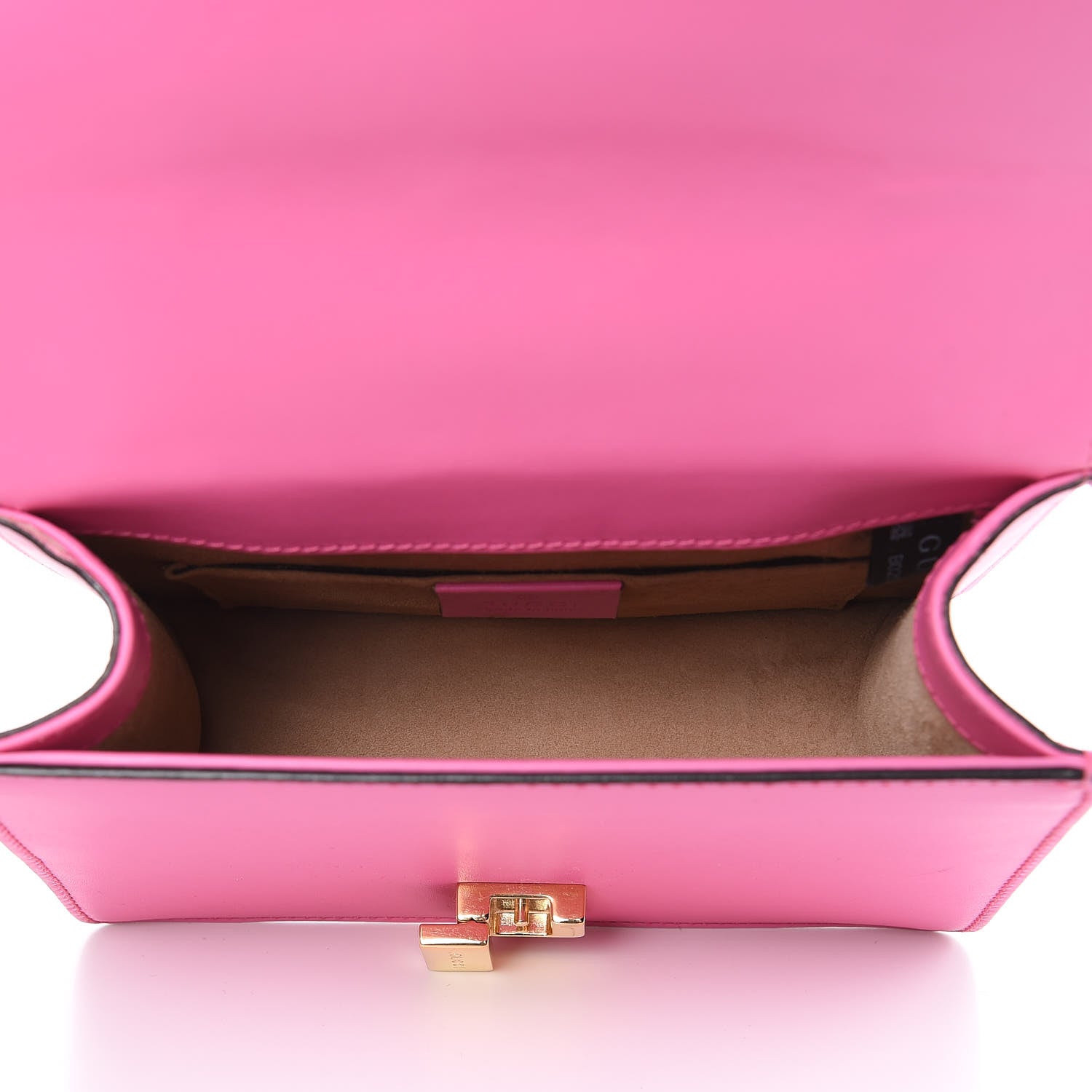 Gucci Vitello Fontanella Web Mini Sylvie Chain Shoulder Bag Pink Tropical Flower 5 of 12