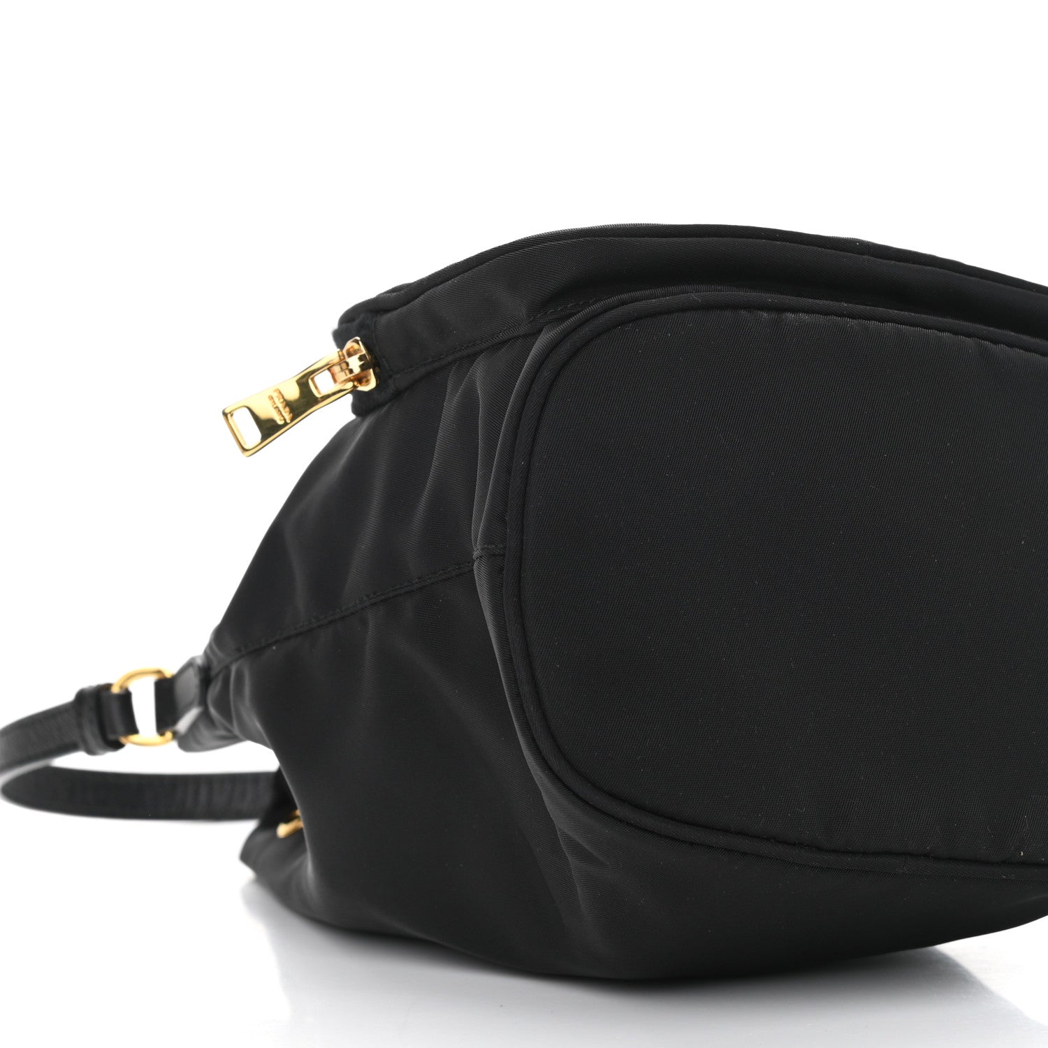 Prada Re-Nylon Duet Drawstring Shoulder Bag Black 8 of 10