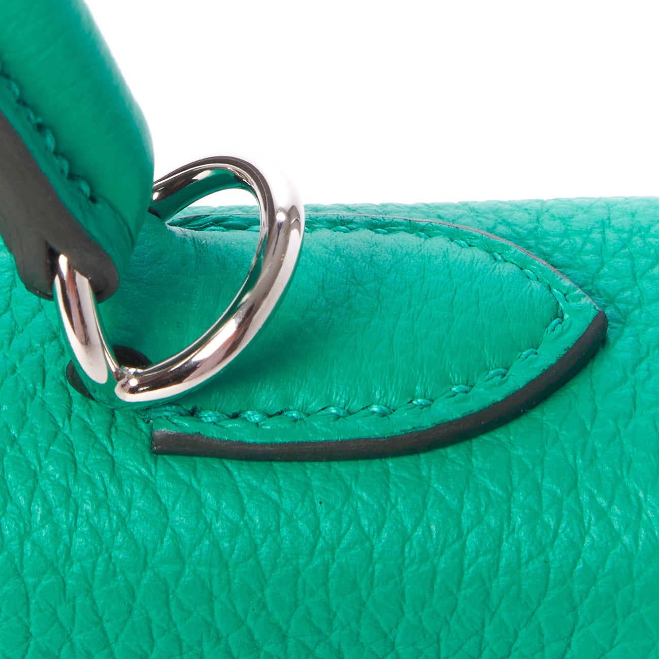 Hermes Togo Kelly Retourne 25 Menthe 8 of 35