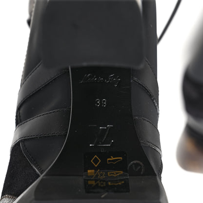 Louis Vuitton Patent Calfskin Monogram Star Trail Ankle Boots 39 Black 6 of 7