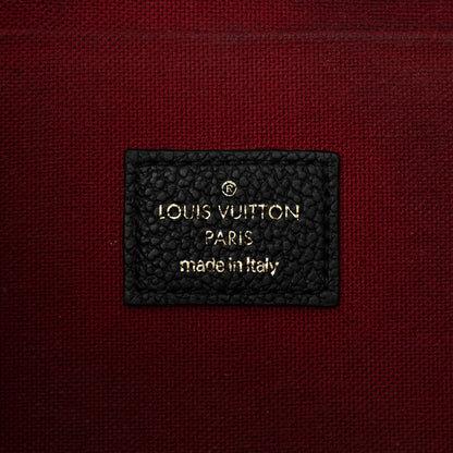 Louis Vuitton Empreinte Monogram Giant Felicie Pochette Black Beige 7 of 15