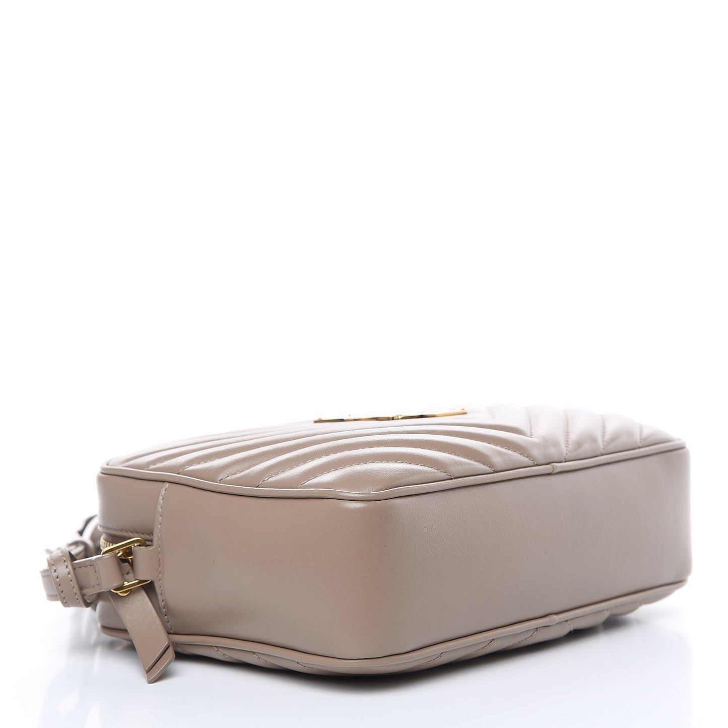 Calfskin Matelasse Monogram Lou Camera Bag Dusty Grey