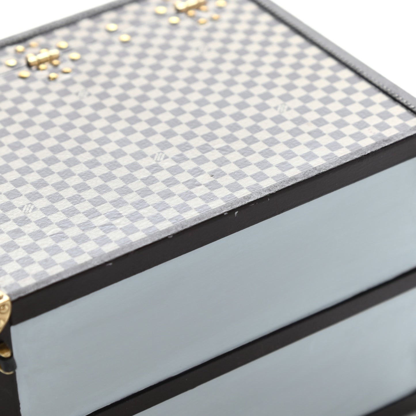 Damier 1895 Ladies Hat Trunk Mini Malle Chapeaux Jewelry Box