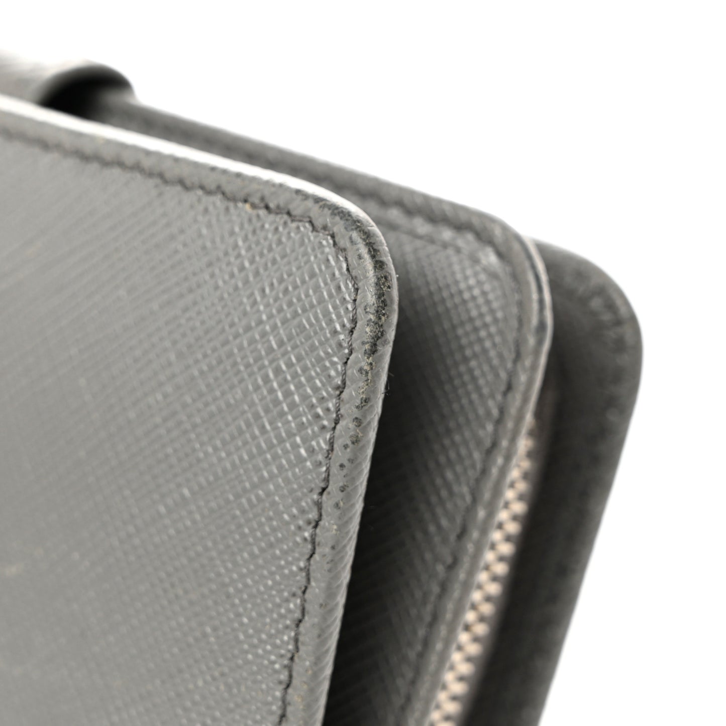 Saffiano Metal Compact Wallet Marmo