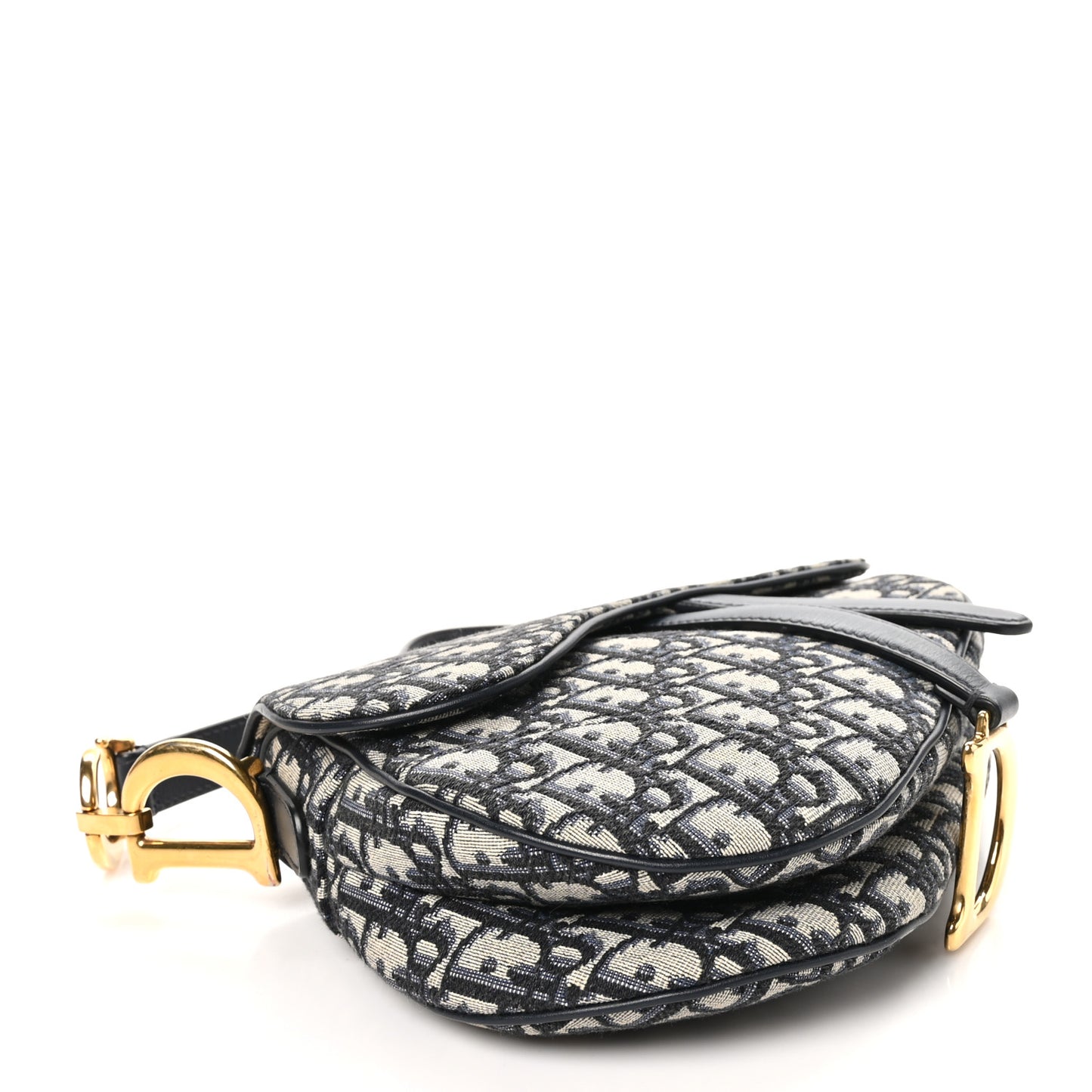Oblique Saddle Bag Blue