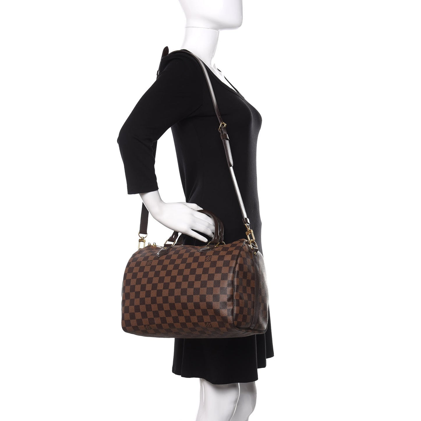 Damier Ebene Speedy Bandouliere 30