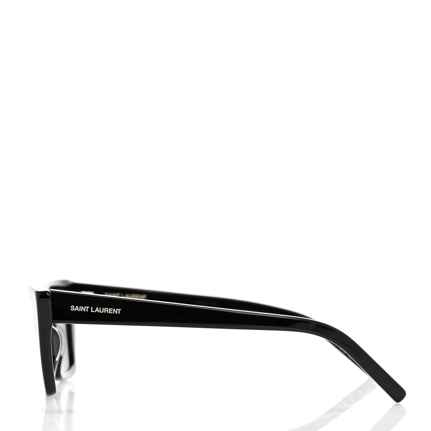 Saint Laurent Acetate Mica Cat Eye Sunglasses SL 276 Black 3 of 8
