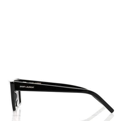 Saint Laurent Acetate Mica Cat Eye Sunglasses SL 276 Black 3 of 8