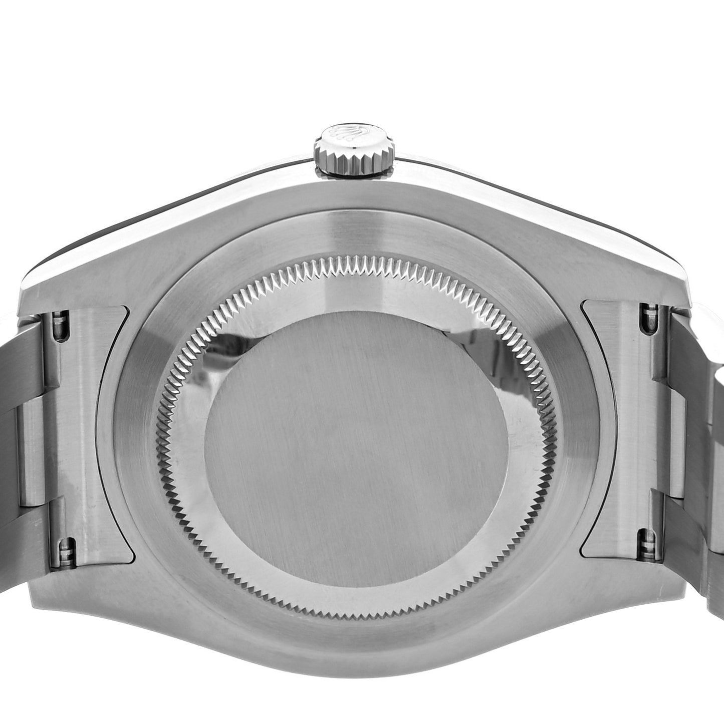 Stainless Steel 18K White Gold 41mm Oyster Perpetual Datejust Watch Black 116334