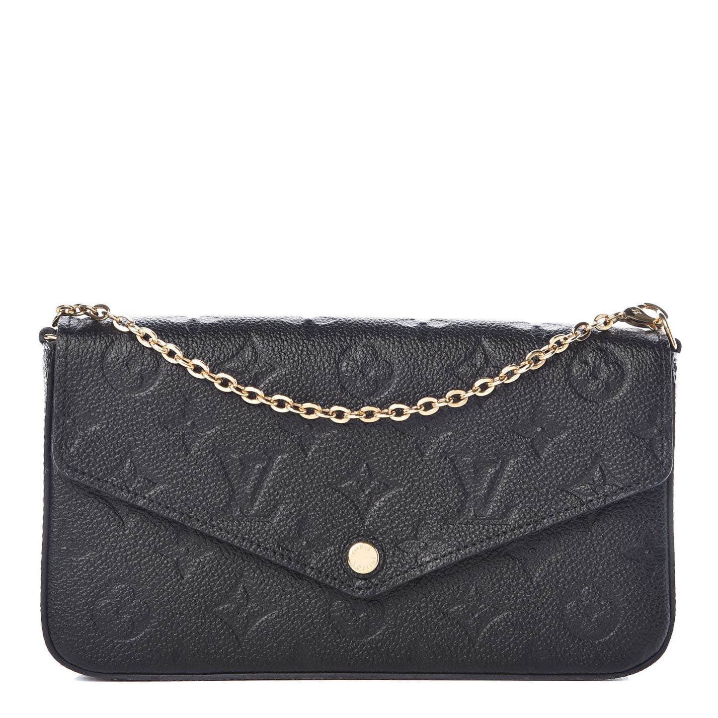 Empreinte Pochette Felicie Chain Wallet Black