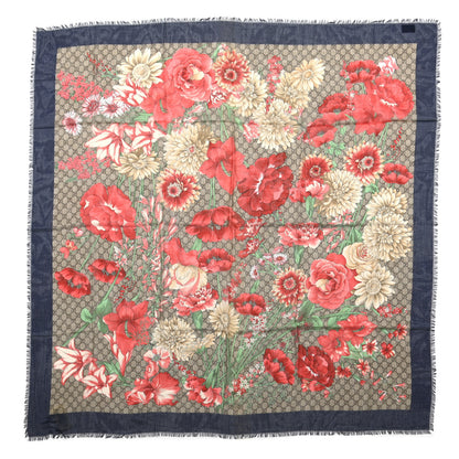 Gucci Modal Silk Spring Bouquet Scarf 1 of 5