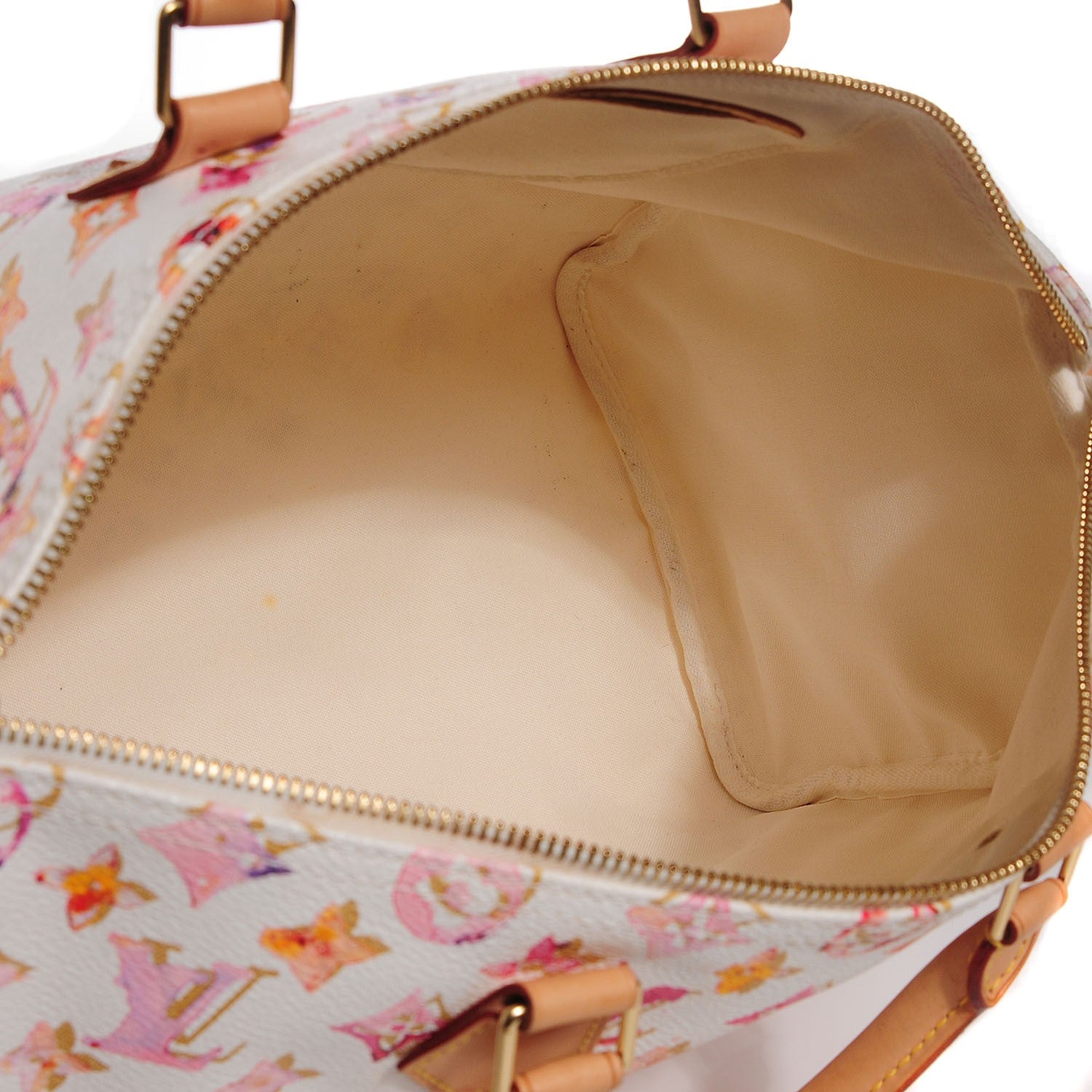 Louis Vuitton Watercolor Aquarelle Speedy 35 White 5 of 7