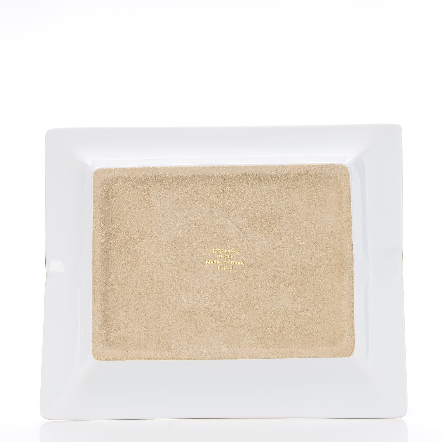 Hermes Porcelain Mosaique Au 24 Gold Ashtray 2 of 5