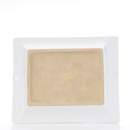 Hermes Porcelain Mosaique Au 24 Gold Ashtray 2 of 5