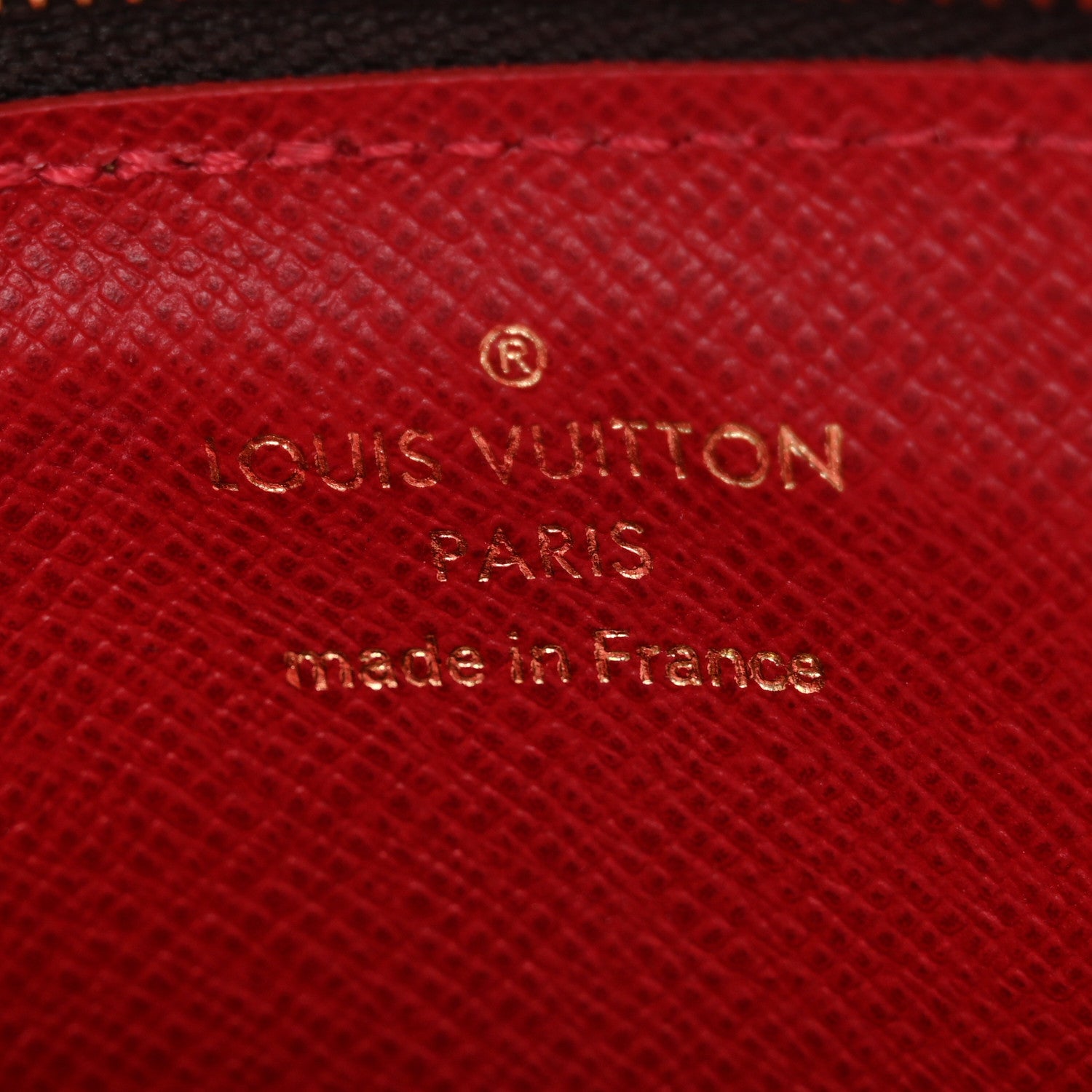 Louis Vuitton Damier Ebene Recto Verso Card Holder Red 6 of 7