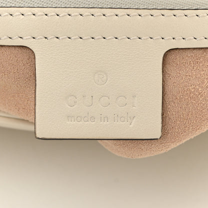 Gucci Calfskin Matelasse Small GG Marmont Shoulder Bag White 6 of 11