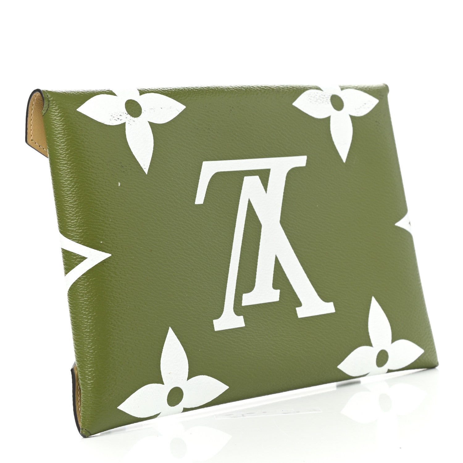 Louis Vuitton Monogram Giant Large Kirigami Pochette Kaki 3 of 7