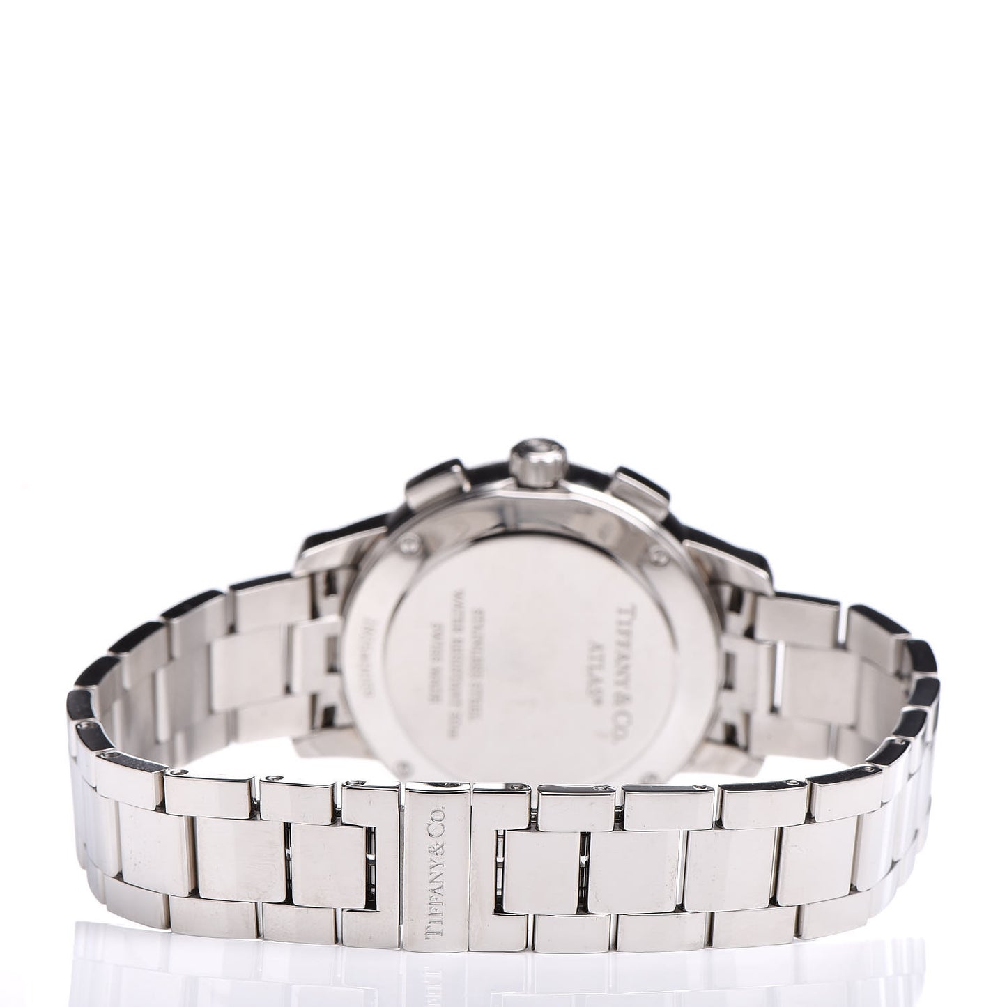 Stainless Steel 36mm Atlas Dome Chronograph Quartz Watch