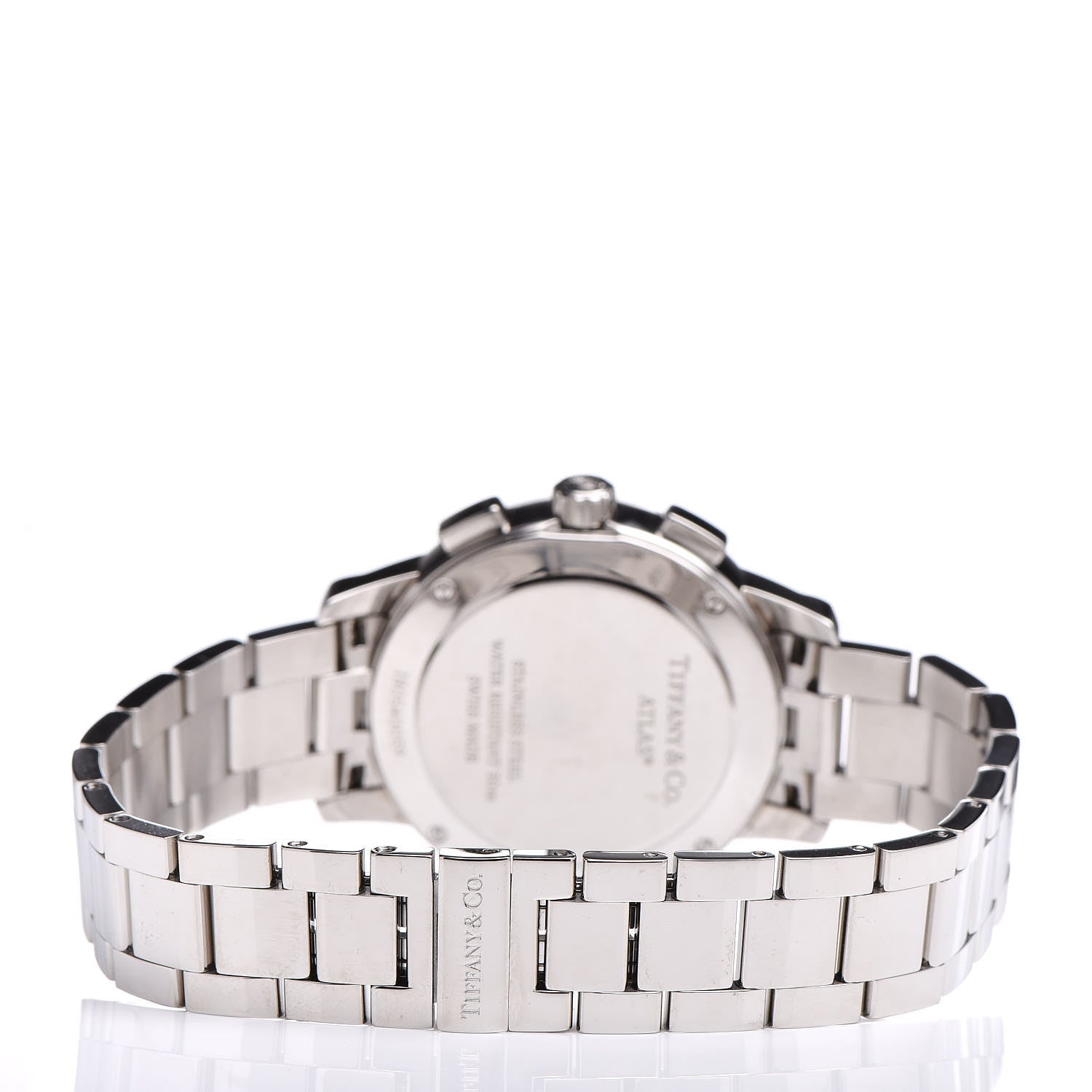 Tiffany Stainless Steel 36mm Atlas Dome Chronograph Quartz Watch 4 of 7