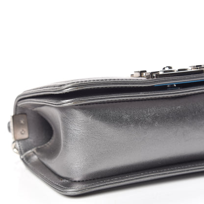 Chanel Galuchat Stingray Small Boy Flap Silver 5 of 10