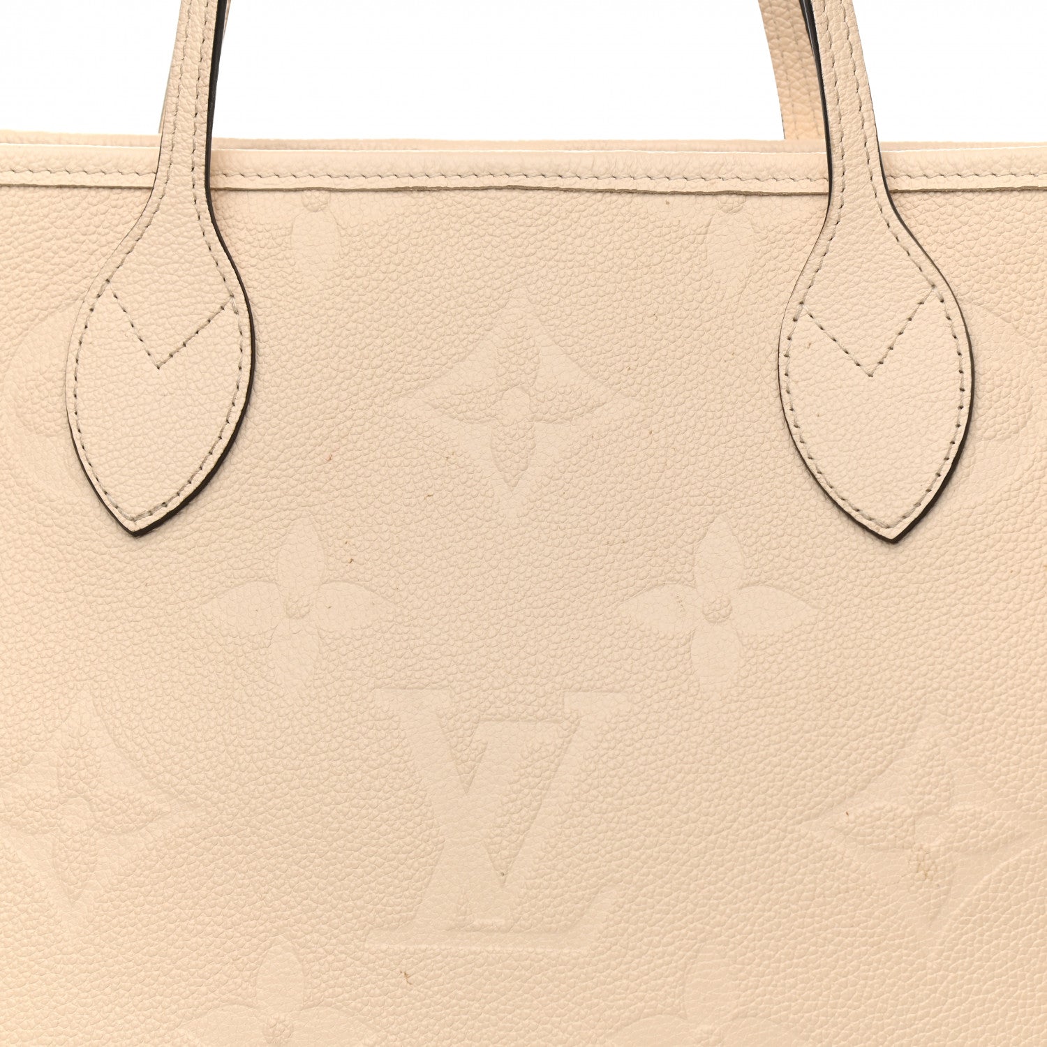 Louis Vuitton Empreinte Monogram Giant Neverfull MM Cream 8 of 10